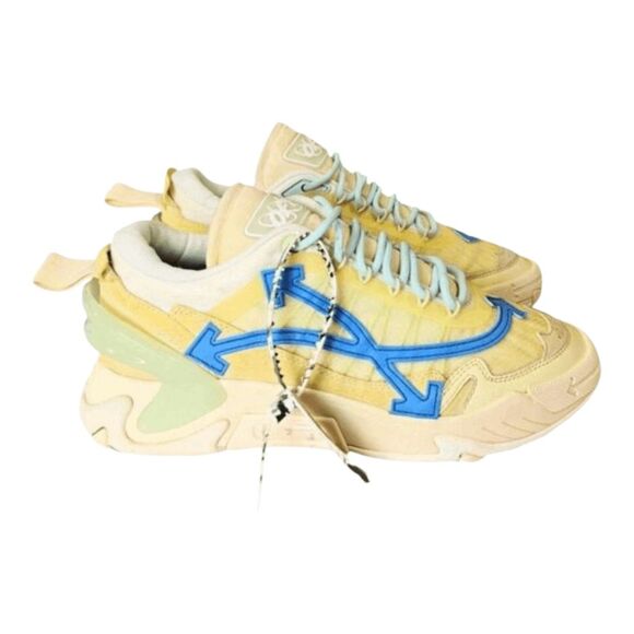 Off-White Yellow and Blue ODSY-2000 Sneakers Off-White OFF WHITE ODSY-2000 \'Yellow Blue\' Sneakers Size EU42/US9